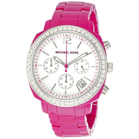 michael kors hot pink watches replicas|michael kors watch pink face.